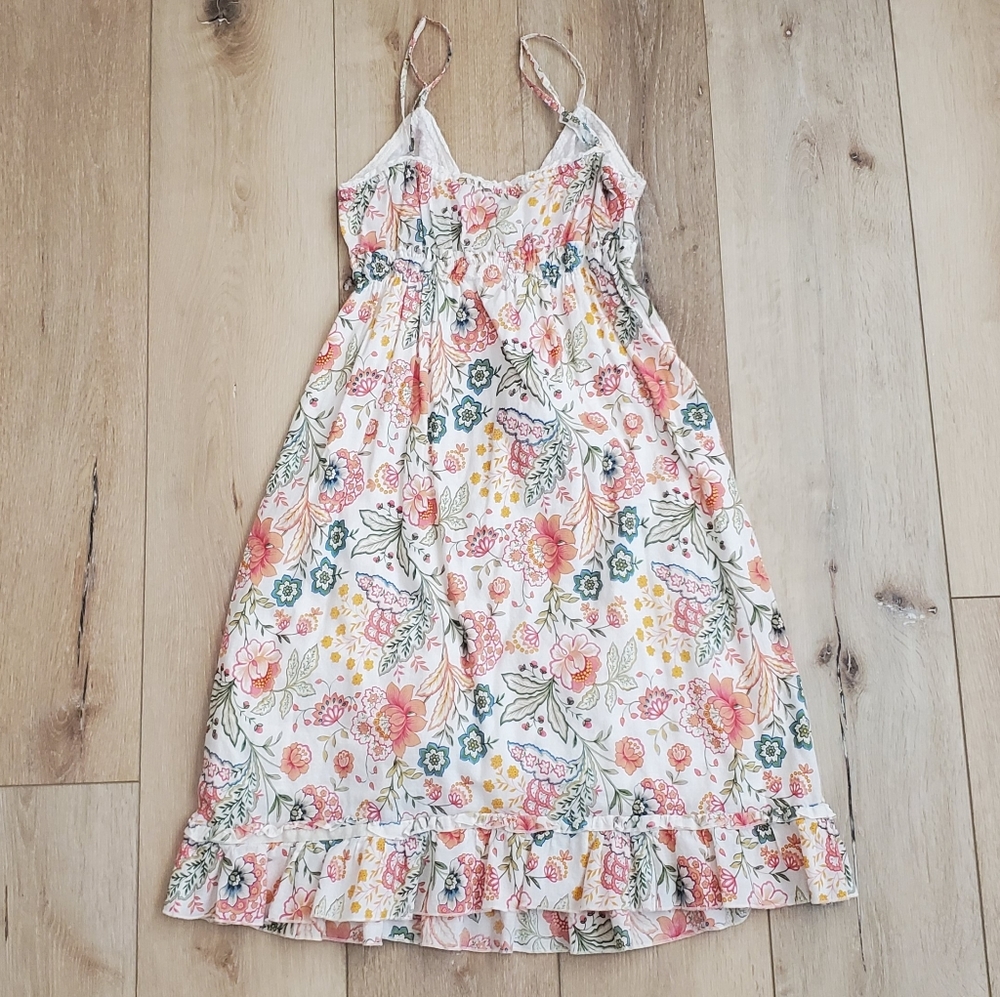 Cute Floral Print Ruffled Dress - Picture 2 of 9